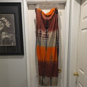 Tie-Dye Maxi Dress - Multicolor